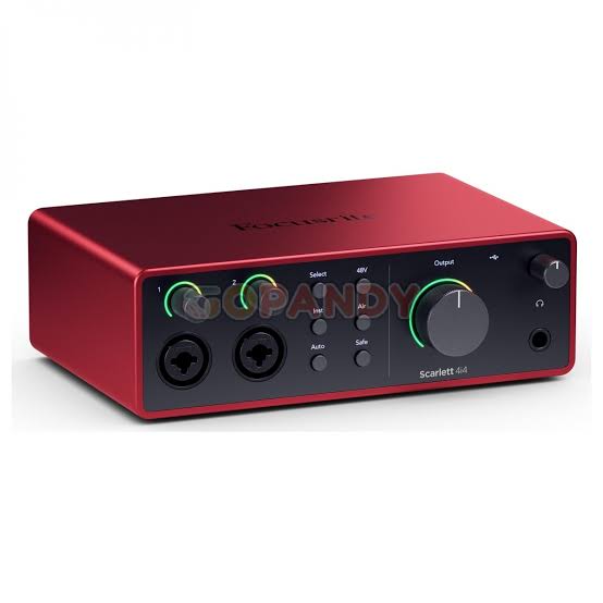 4 channels Focusrite Audio Interface