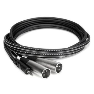 customized 3.5mm TRS to 2 XLR Cable 3m
