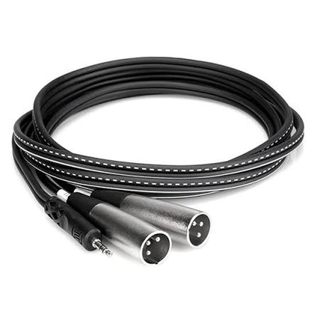 customized 3.5mm TRS to 2 XLR Cable 3m